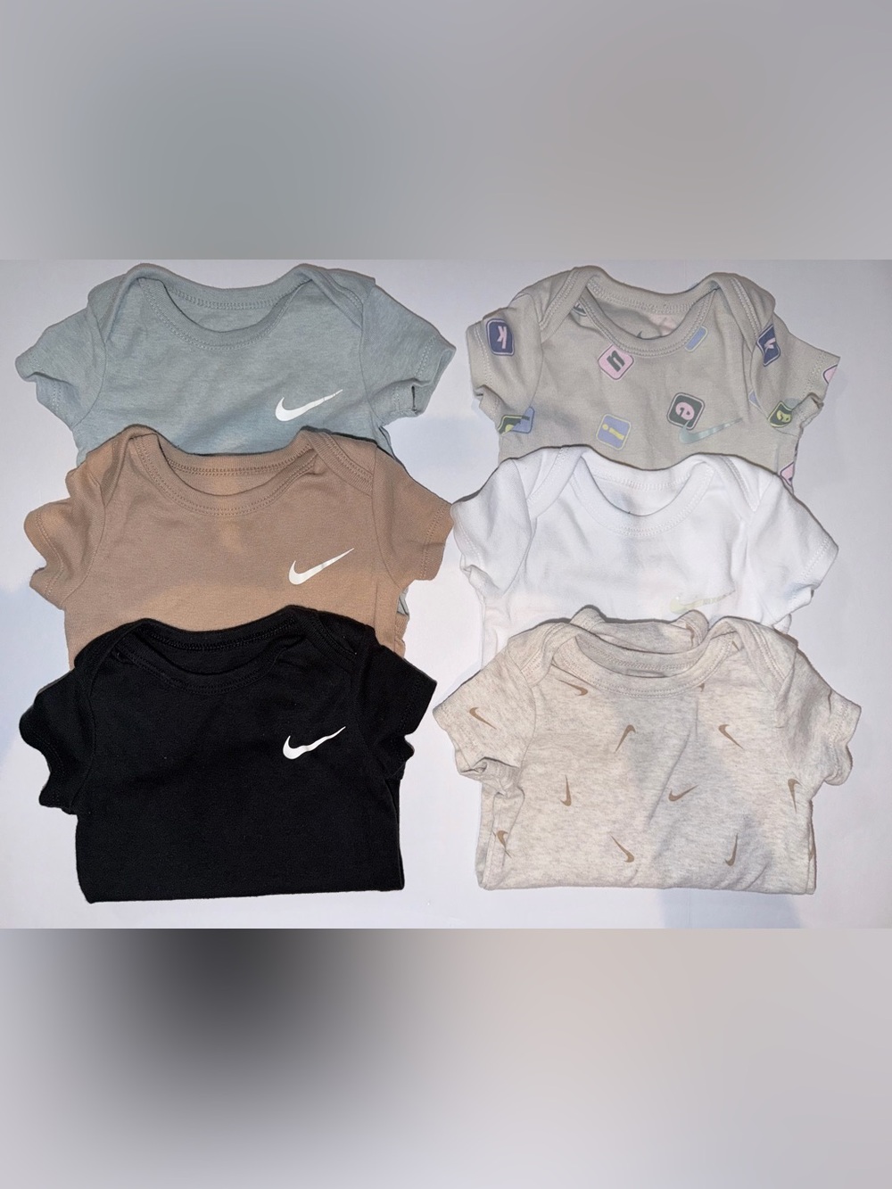 Nike Baby Bodysuit Set - Bundle of 6